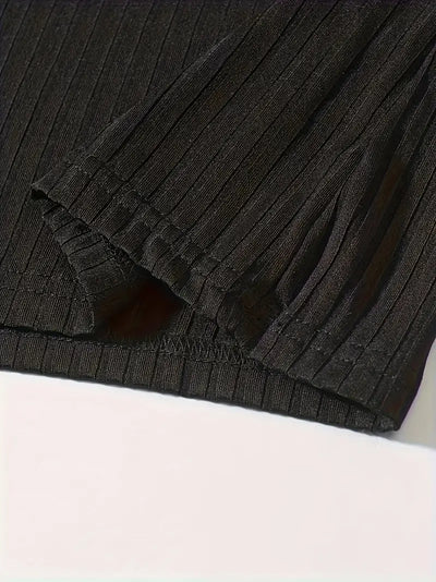 Fitness Çizgili Polyester Atlet