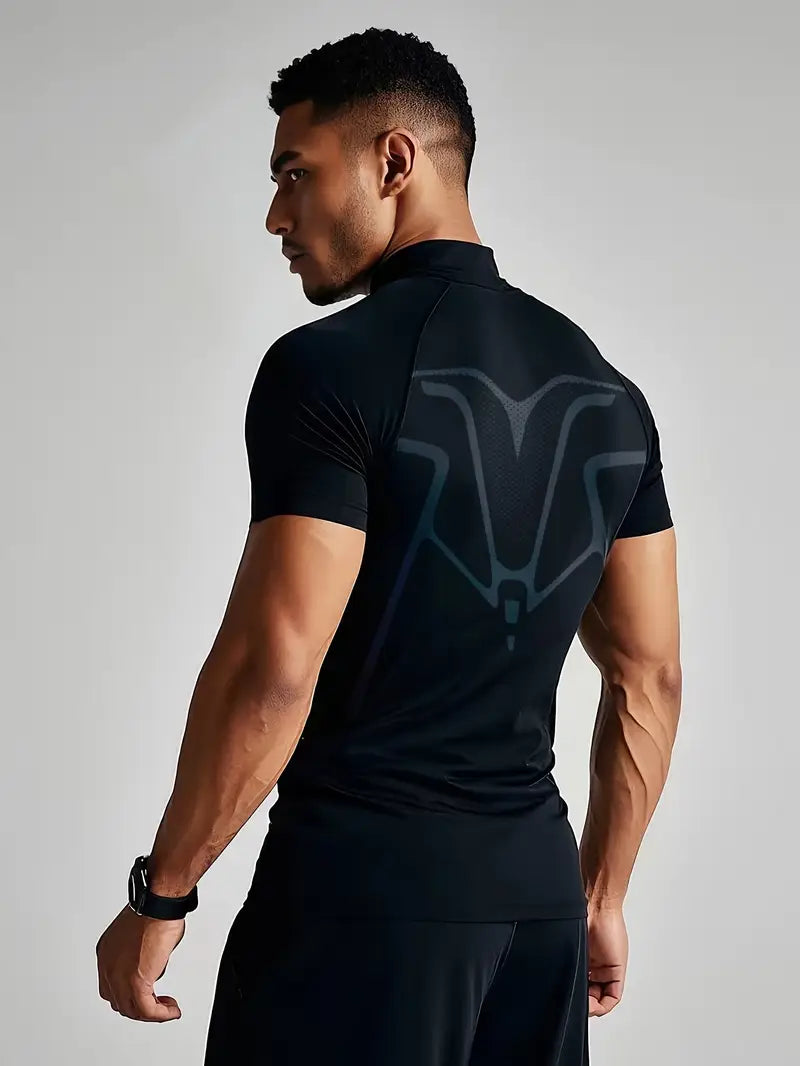 Yüksek Yaka Compression Tişört