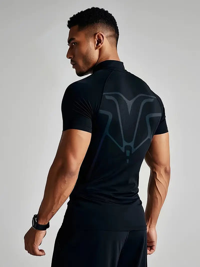 Yüksek Yaka Compression Tişört