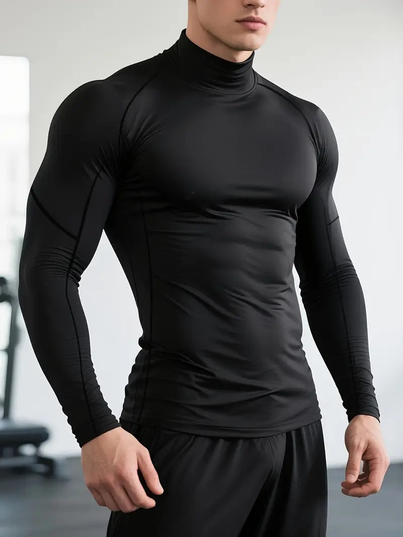 Compression Uzun Kollu Fit Tişört
